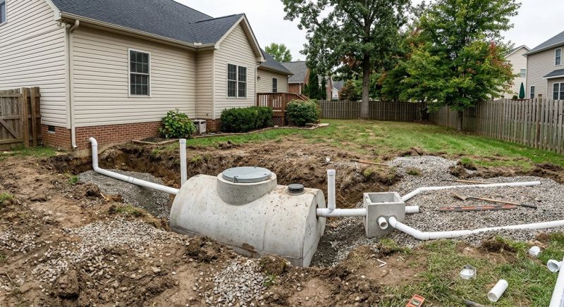 Sewage Tank Installation in Austin, TX